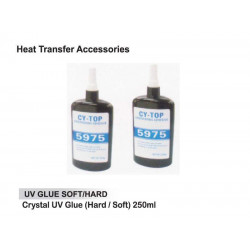 UV GLUE SOFT/HARD Crystal UV Glue (Hard/Soft) 250ml